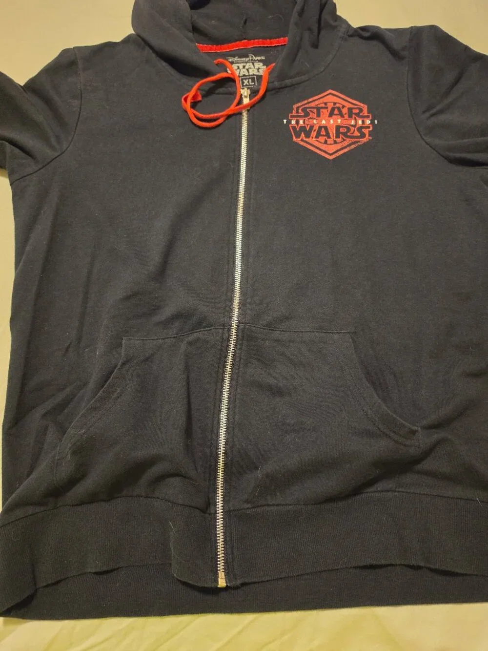 Star Wars The Last Jedi “Beware the Power of the Dark Side” Hoodie DisneyPark XL